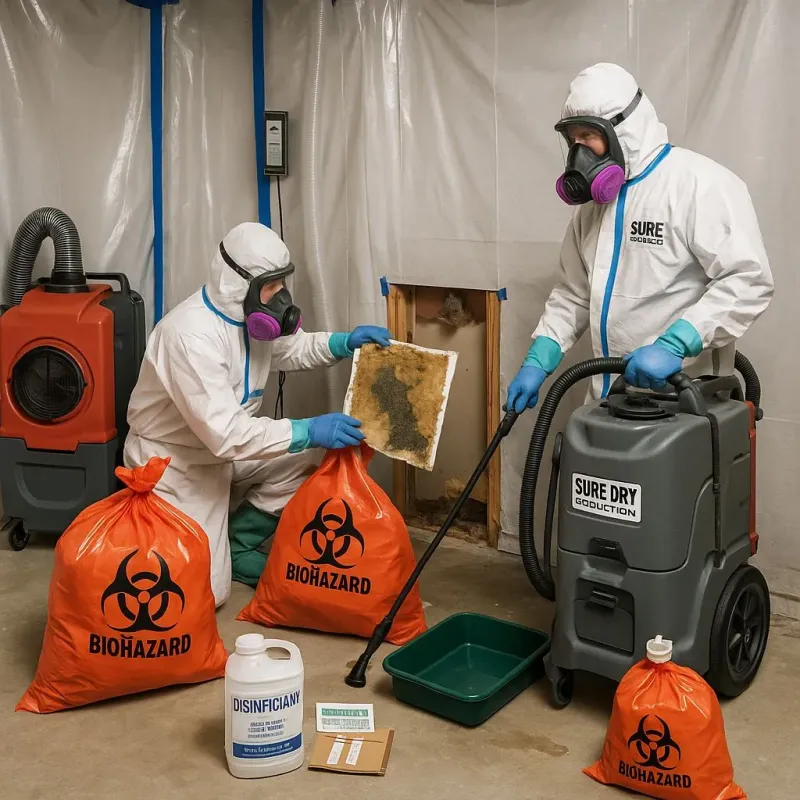 Contaminated Water Handling Protocols process in Waverly, IL
